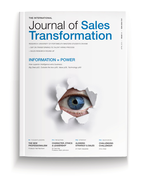 Journal Of Sales Transformation