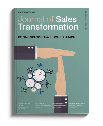 International Journal of Sales Transformation 9.5 Cover