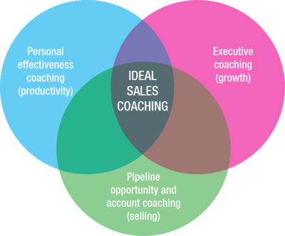 Diagram to show doer’s ideal of sales coaching.