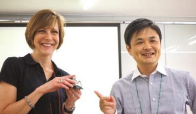 Dr Dawn Deeter-Schmelz and Professor Kenichi Hosoi.