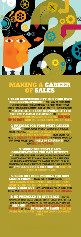 Infographic Sales Tips 101 Making a Career in Sales