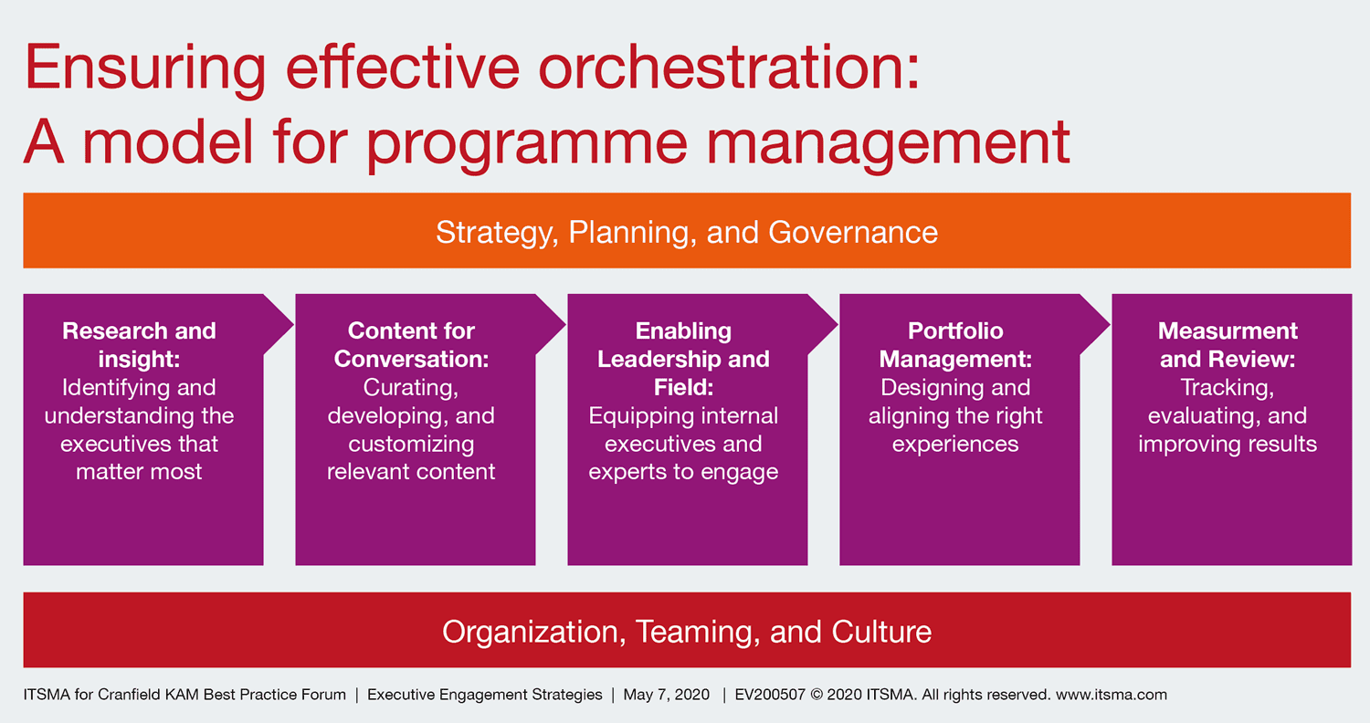 Figure 1: ITSMA engagement model.