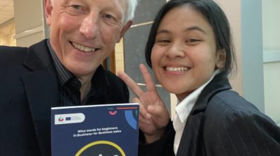 Winner: Natasya Serefina with Dr Colin Mackenzie.