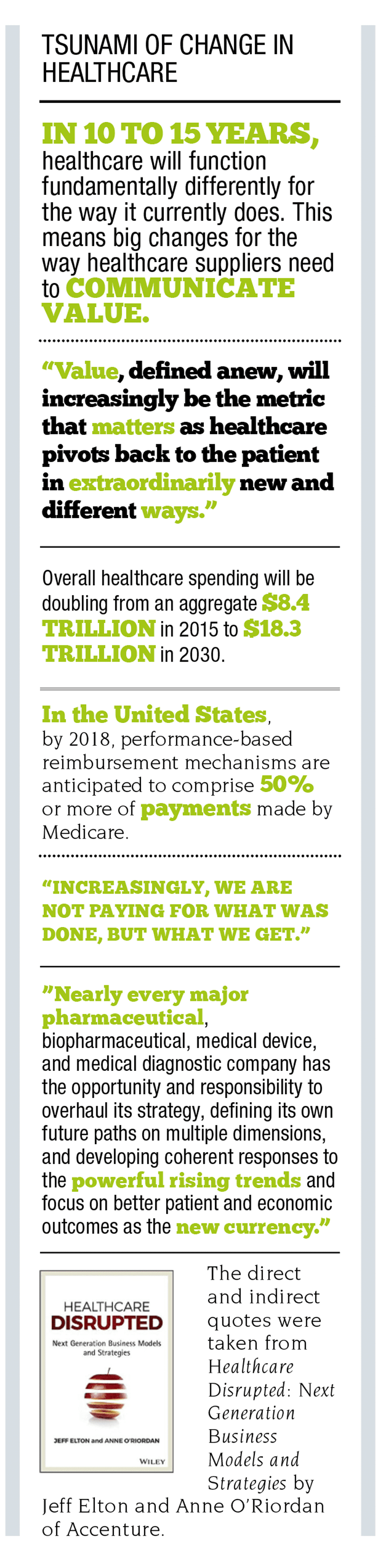 Tsunami of change in healthcare