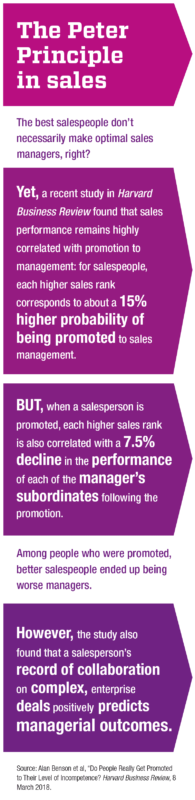 Anap Shot The Peter Principle in sales