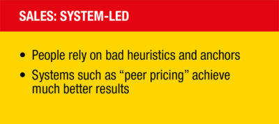 SALES: SYSTEM-LED